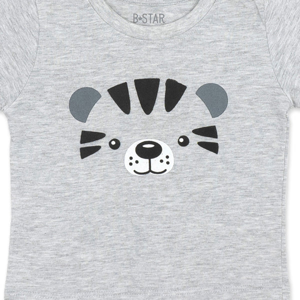 מארז 3 חולצות סלאב הדפסי חיות תינוקות בנים