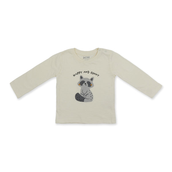 מארז 3 חולצות סלאב חום-קרם-צהוב תינוקות בנים