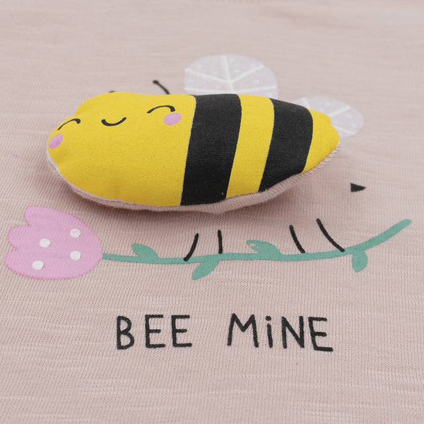 מארז 3 חולצות סלאב אפרסק-צהוב-מנטה תינוקות בנות