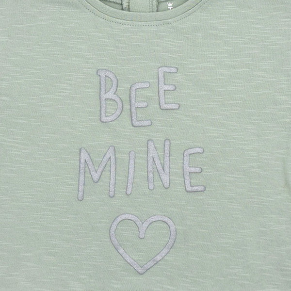 מארז 3 חולצות סלאב אפרסק-צהוב-מנטה תינוקות בנות