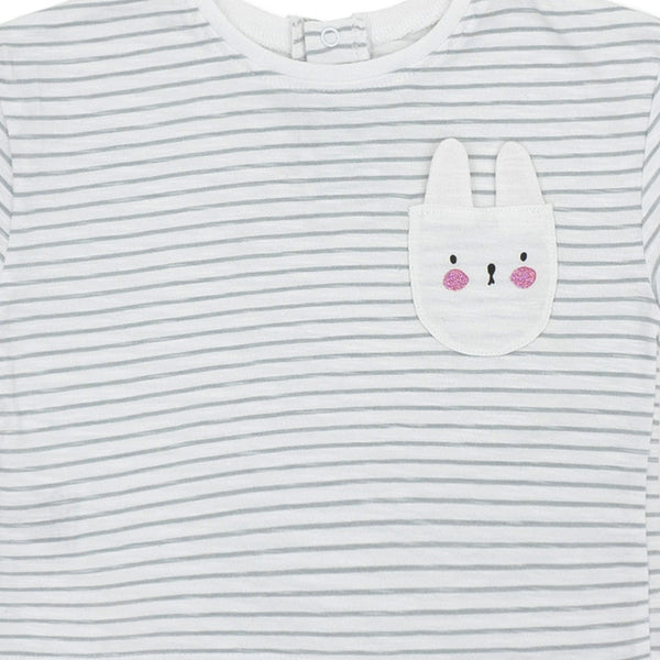 מארז 3 חולצות סלאב שחור-לבן תינוקות בנות