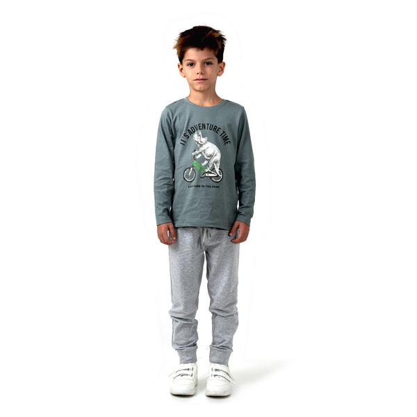 מארז 3 חליפות מעבר כחול-ירוק-שחור בנים