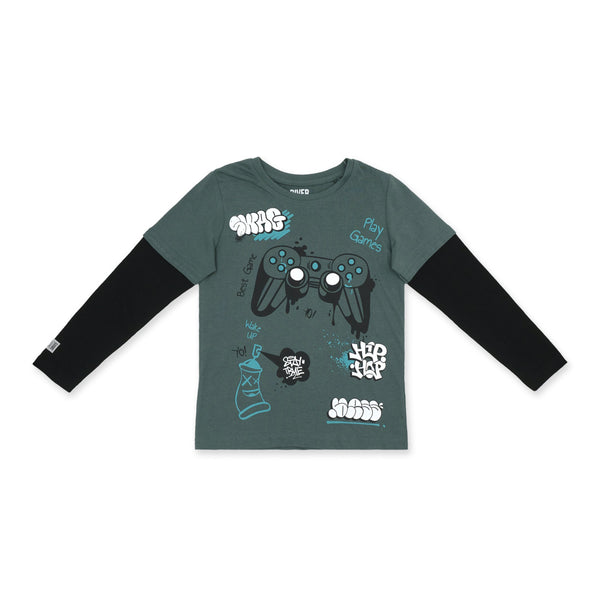 מארז 3 חליפות מעבר שחור-ירוק-אפור בנים