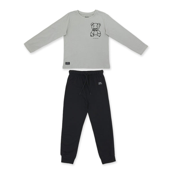 מארז 3 חליפות מעבר שחור-ירוק-אפור בנים