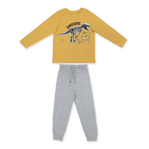 מארז 3 חליפות מעבר צהוב-כחול-חום בנים