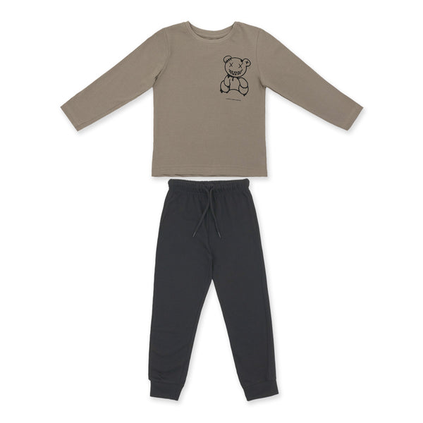 מארז 3 חליפות מעבר צהוב-כחול-חום בנים