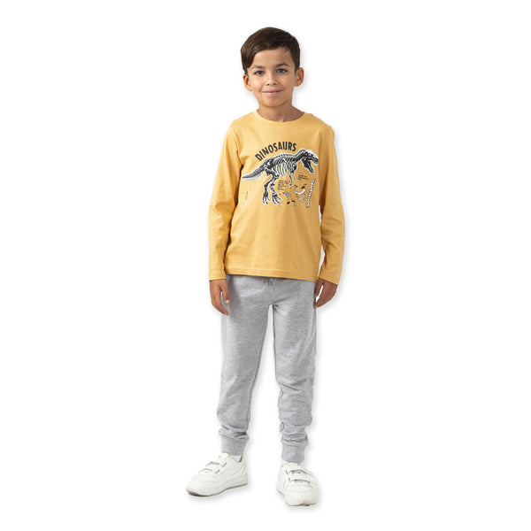 מארז 3 חליפות מעבר צהוב-כחול-חום בנים