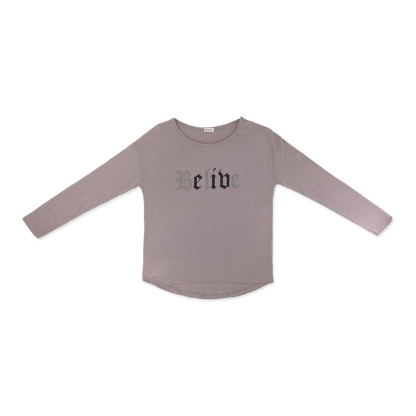 חולצה אוברסייז הדפס ניטים