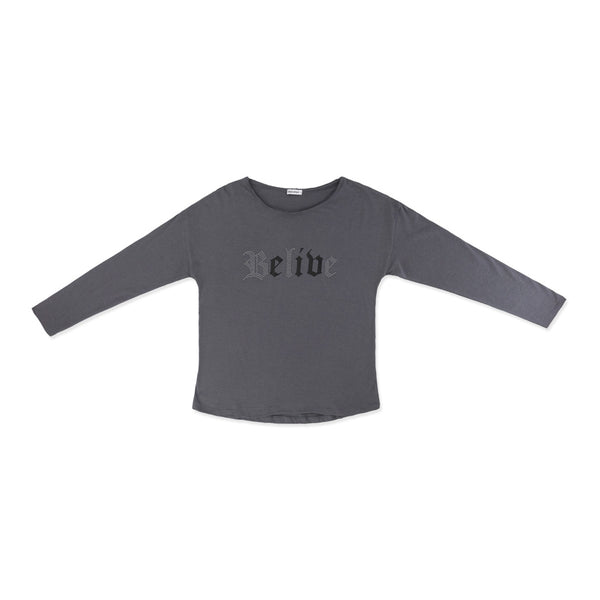 חולצה אוברסייז הדפס ניטים