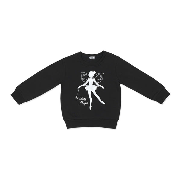 מארז 3 סווטשירטים תכלת-שחור-לבן בנות