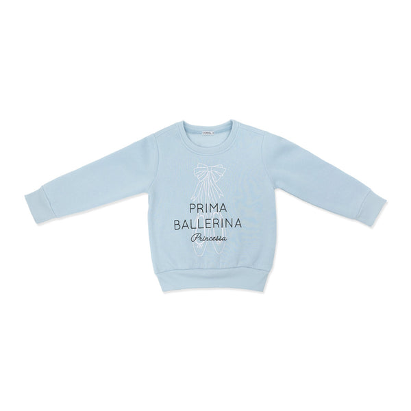 מארז 3 סווטשירטים תכלת-שחור-לבן בנות