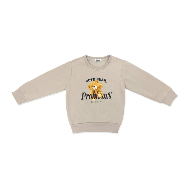 מארז 3 סווטשירטים ירוק-בז'-שחור בנים