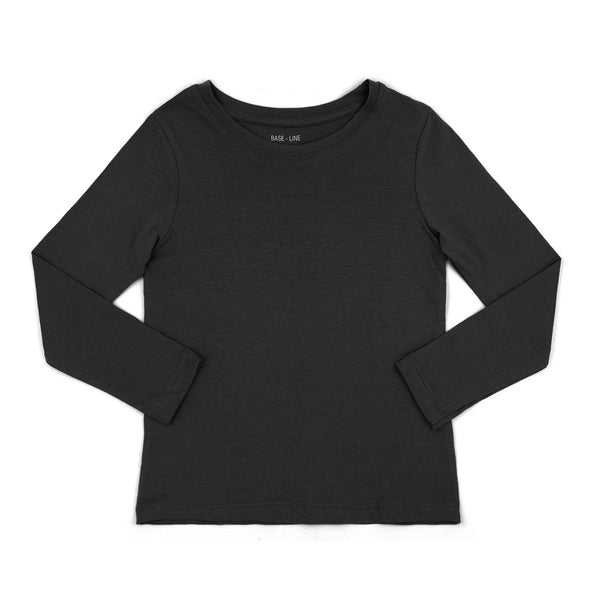 מארז 6 חולצות בית ספר ארוכות צווארון עגול בנות