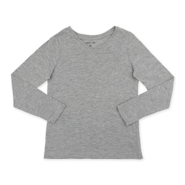 מארז 6 חולצות בית ספר ארוכות צווארון וי בנות