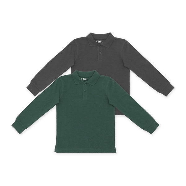 זוג חולצות פולו בגוונים שונים בנים ונערים