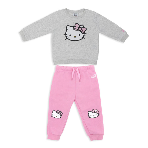 חליפת פוטר הדפס הלו קיטי תינוקות בנות