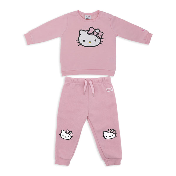 חליפת פוטר הדפס הלו קיטי תינוקות בנות