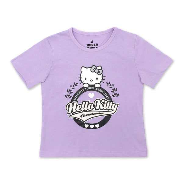 מארז 2 פיג'מות בנות הלו קיטי סגול-לבן בנות