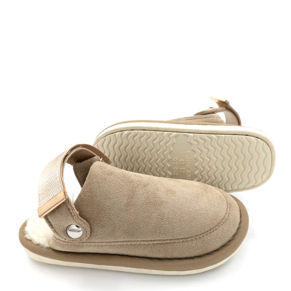 כפכפי פרווה עם רצועה