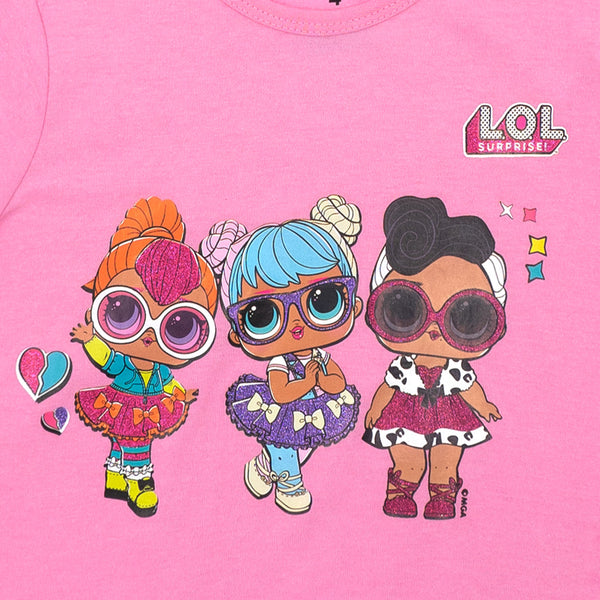 מארז 2 פיג'מות ורודות LOL Surprise! בנות ופעוטות
