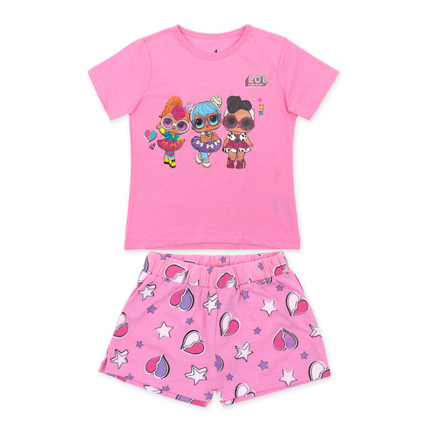 מארז 2 פיג'מות ורודות LOL Surprise! בנות ופעוטות