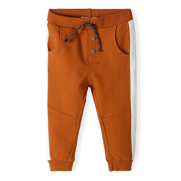 חליפה דקה חגיגית חום-לבן מינוטי תינוקות