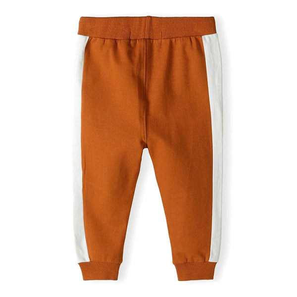 חליפה דקה חגיגית חום-לבן מינוטי תינוקות