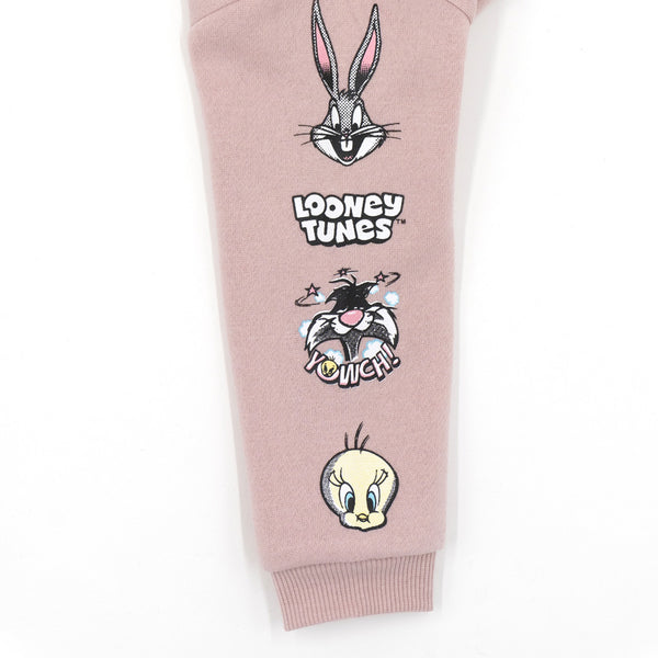 חליפת פוטר הדפס Looney Tunes תינוקות בנות