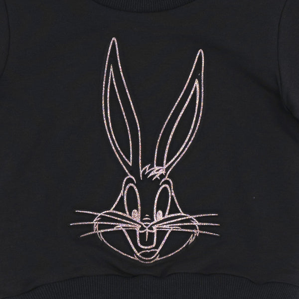 שמלה משולבת חצאית פליסה באגס באני בנות ופעוטות