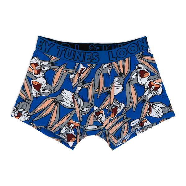 שני תחתוני בוקסר מודפסים עם גומי חיצוני