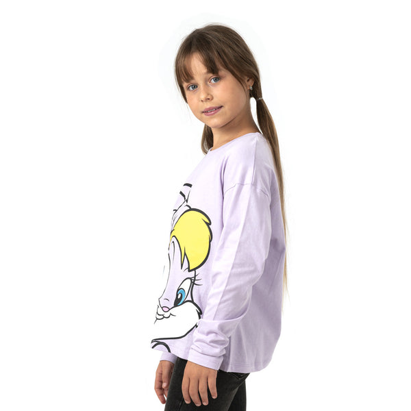 חולצת מעבר סגולה לולה באני בנות