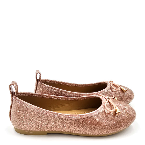 נעלי בובה נצנצים בנות 29-36