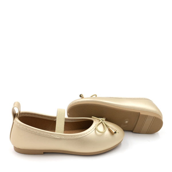 נעלי בובה עם פפיון ורצועת אחיזה בנות ופעוטות