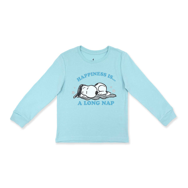 פיג'מה Peanuts לעונת מעבר Happiness בנות