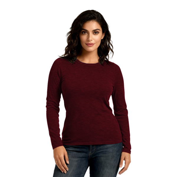 סריג צווארון ריב עגול