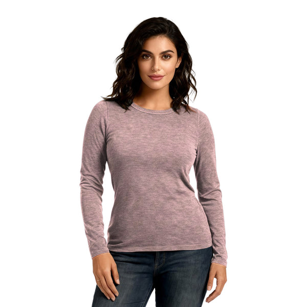 סריג צווארון ריב עגול