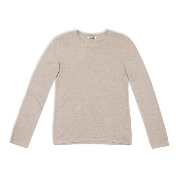 סריג צווארון ריב עגול