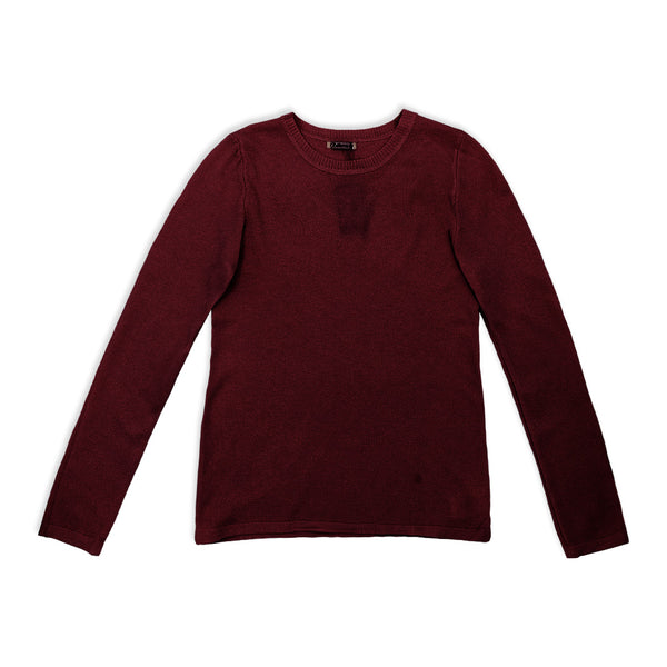 סריג צווארון ריב עגול