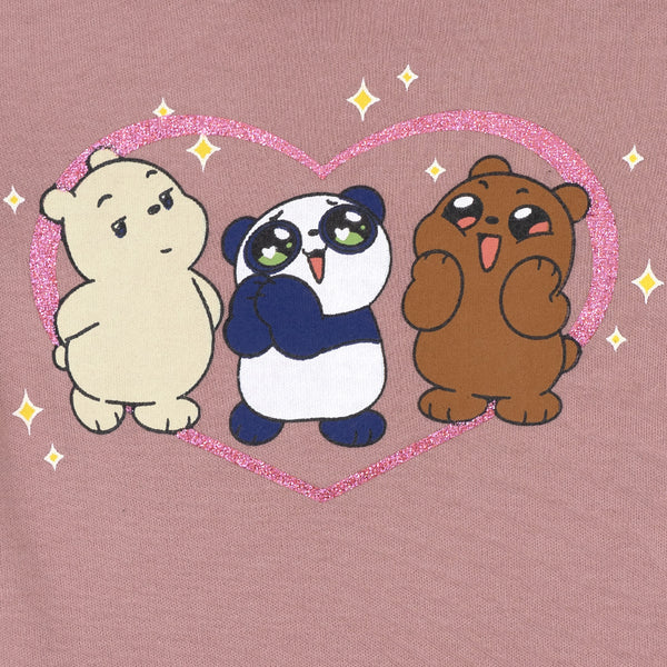 שני בגדי גוף עם הדפסי דובים תינוקות