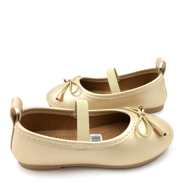 נעלי בובה עם פפיון ורצועת אחיזה בנות ופעוטות