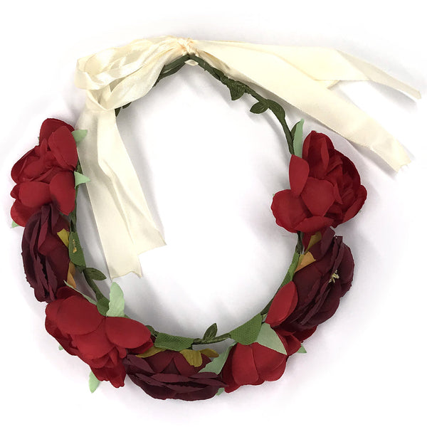 קשת פרחים לשיער