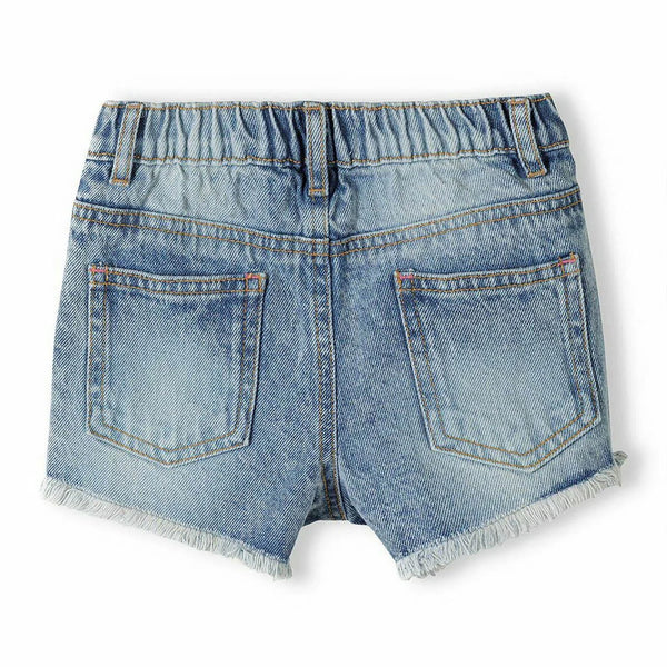 מכנסי ג'ינס מינוטי עם ניטים כסופים בנות