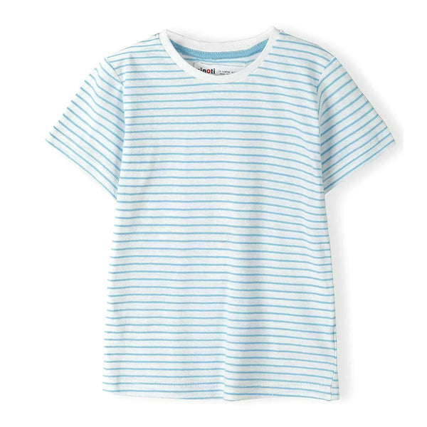 סט אוברול דנים וחולצת פסים מינוטי תינוקות בנים