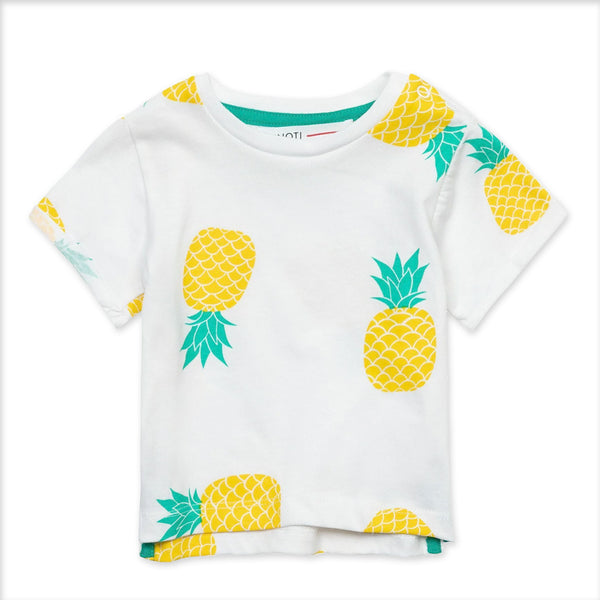 חליפת מינוטי הדפס אננס תינוקות בנים