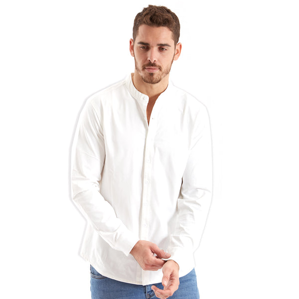 חולצה חלקה מכופתרת K-Seven גברים