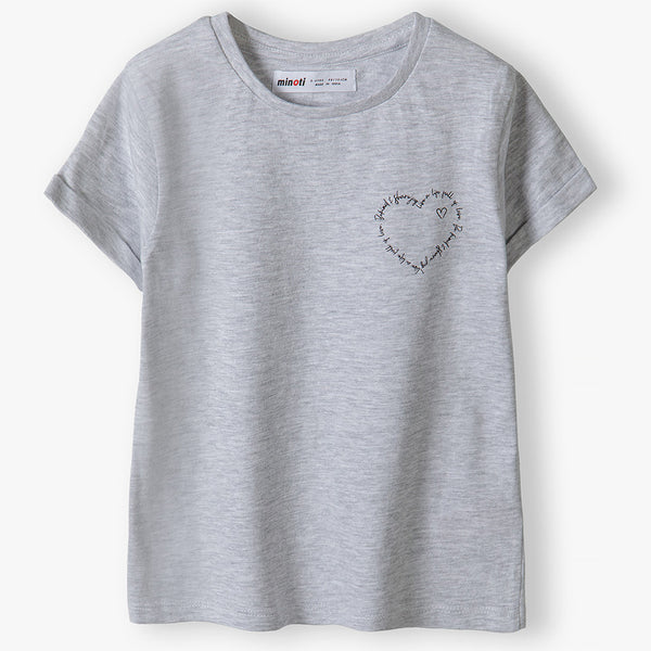 מארז 4 חולצות מינוטי הדפס לב פעוטות בנות 12-24M