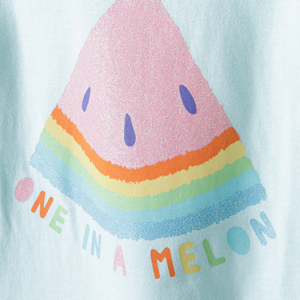 מארז 3 חולצות מינוטי הדפסי פירות פעוטות בנות