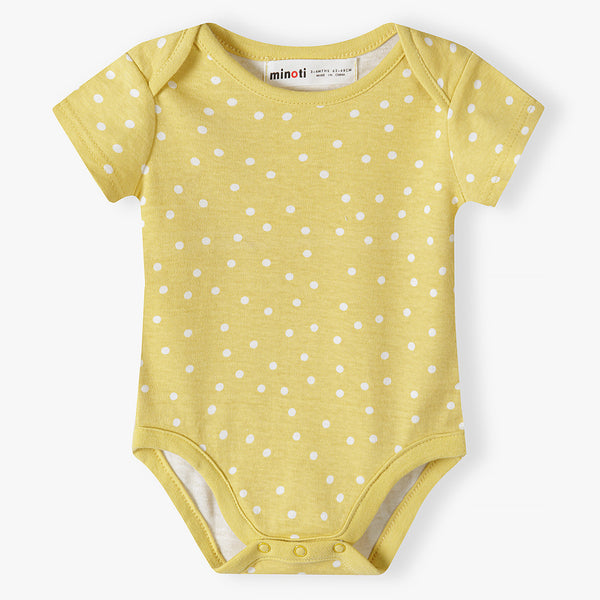 מארז 7 בגדי גוף מינוטי תינוקות בנות N/B-12M