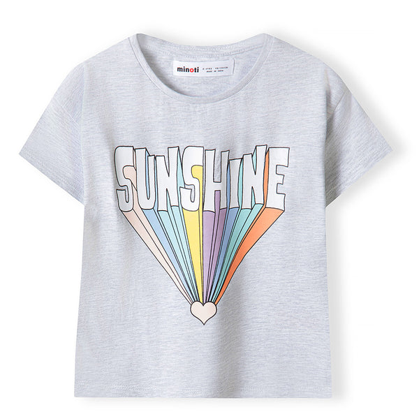 מארז 3 חולצות מינוטי צהוב-אפור-מנטה פעוטות בנות