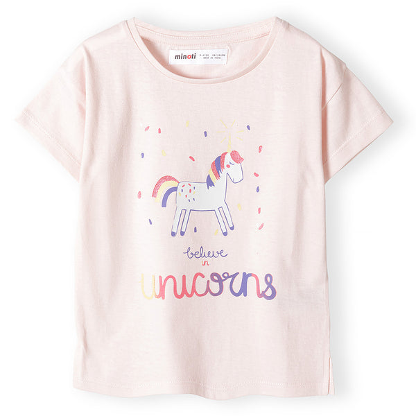 מארז 3 חולצות מינוטי אפרסק-לבן פעוטות בנות